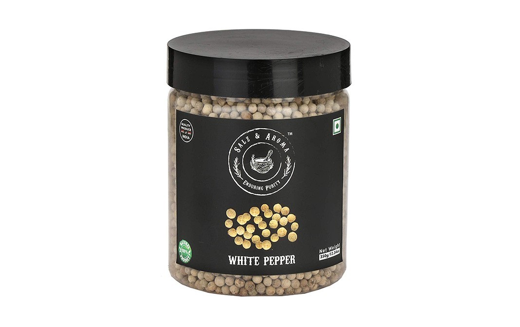 Salz & Aroma White Pepper    Jar  350 grams